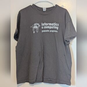 Men's Shirt, Grey, XL